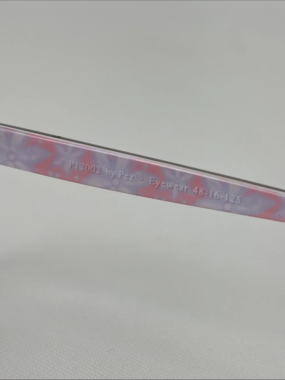 Pez Eyewear P12002 Glasses Kids Crystal Pink Floral Star Accents 48-16-125